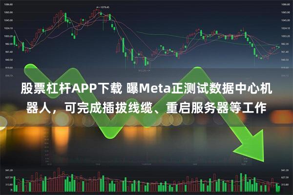 股票杠杆APP下载 曝Meta正测试数据中心机器人，可完成插拔线缆、重启服务器等工作